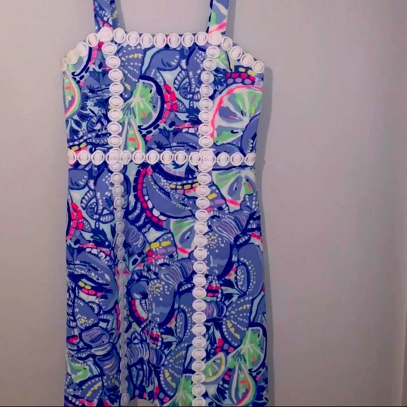 Lilly Pulitzer Janelle Shift Dress 4 Like new - Picture 9 of 9